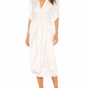 CALLAHAN Sami White Wrap Dress